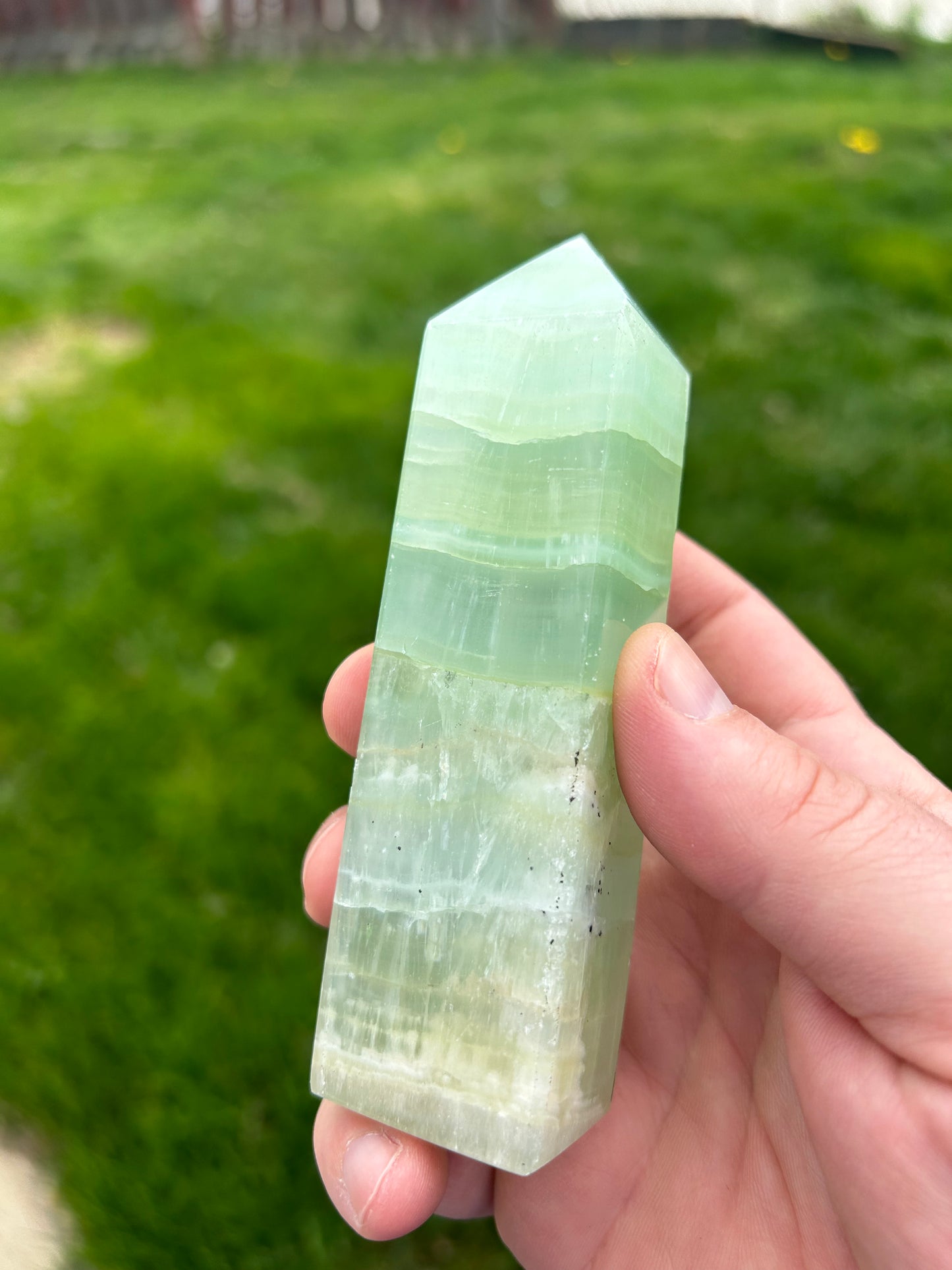 Green Caribbean Calcite Towers