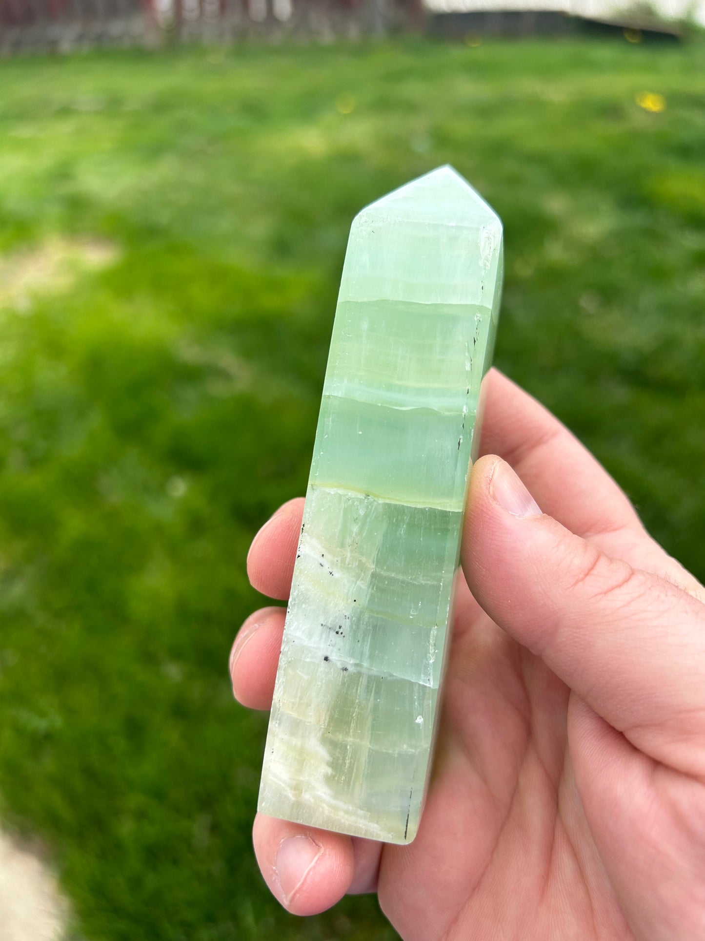 Green Caribbean Calcite Towers