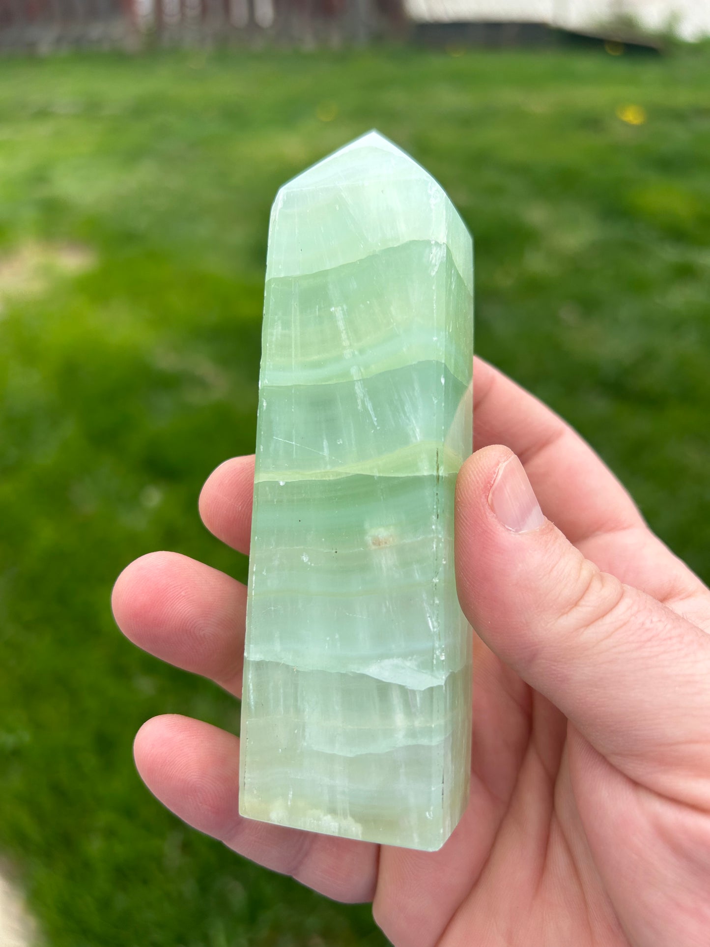 Green Caribbean Calcite Towers